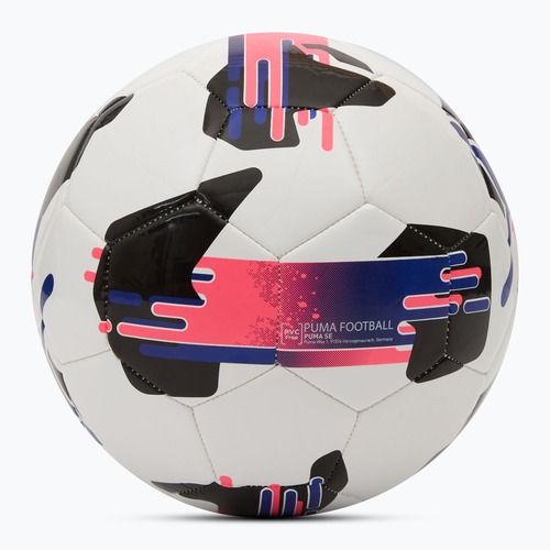 Футболна топка Puma Orbita 6 MS puma white/lapis lazuli/sunset glow размер 3