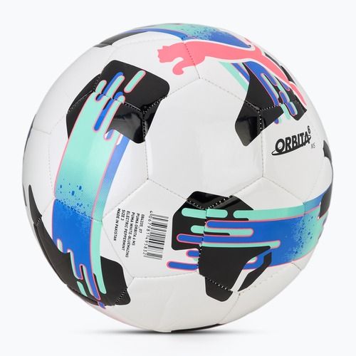 Футболна топка PUMA Orbit 6 MS puma white/bluemazing/electric peppermint размер 3