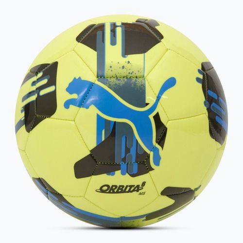 Футболна топка PUMA Orbita 6 MS puma white/fizzy apple размер 3