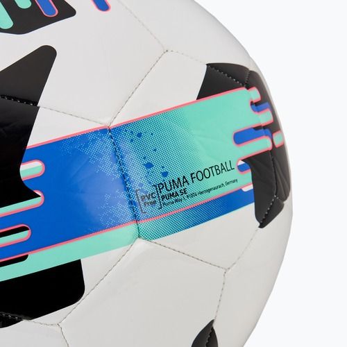 Футболна топка PUMA Orbita 6 MS puma white/bluemazing/electric peppermint размер 4