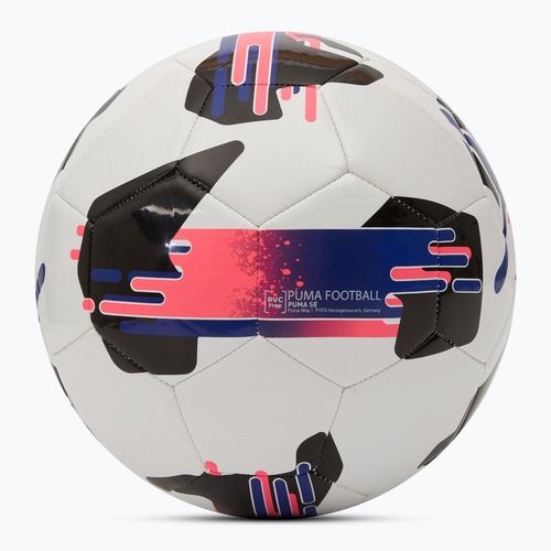 Футболна топка PUMA Orbita 6 MS футбол puma white/lapis lazuli/sunset glow размер 5