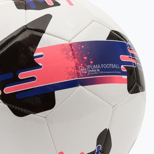 Футболна топка PUMA Orbita 6 MS футбол puma white/lapis lazuli/sunset glow размер 5