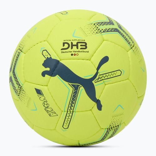 Хандбална топка PUMA Nova Match Pro fizzy apple/grey skies размер 2