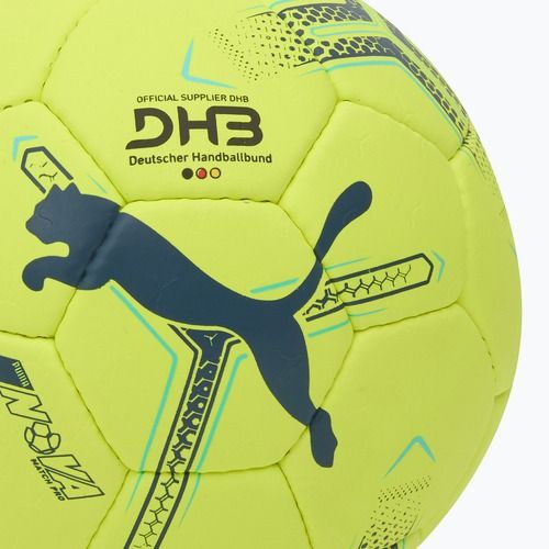 Хандбална топка PUMA Nova Match Pro fizzy apple/grey skies размер 2