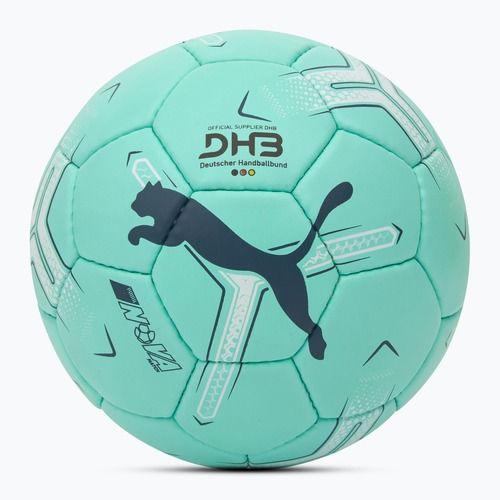 Хандбална опка PUMA Nova Match electric peppermint/grey skies/puma white размер 3