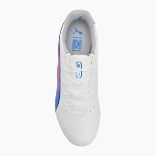 Футболни обувки PUMA King Match FG/AG puma white/bluemazing/flat light grey/sunset glow