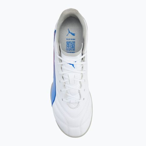 Футболни обувки Puma King Pro TT puma white/bluemazing/flat light grey/sunset glow