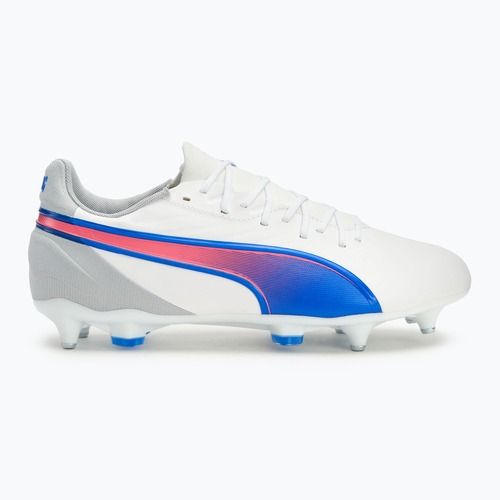 Мъжки футболни обувки PUMA King Match MxSG puma white/bluemazing/flat light grey/sunset glow