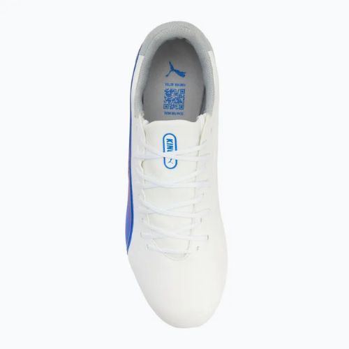 Мъжки футболни обувки PUMA King Match MxSG puma white/bluemazing/flat light grey/sunset glow