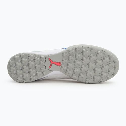 Футболни обувки Puma King Match TT puma white/bluemazing/flat light grey/sunset glow