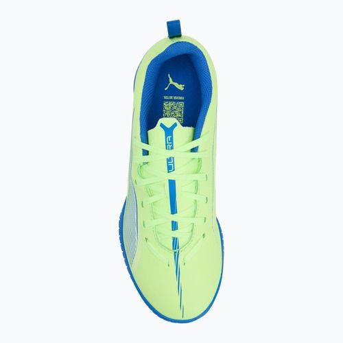 Детски футболни обувки PUMA Ultra 5 Play TT Jr fizzy apple/puma white
