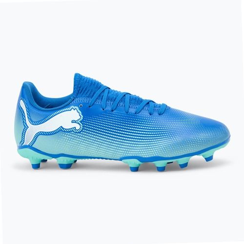 Футболни обувки PUMA Future 7 Play FG/AG hyperlink blue/mint/puma white