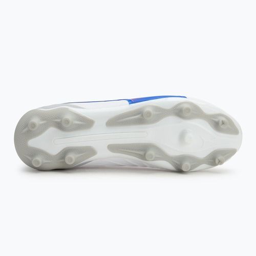 Детски футболни обувки PUMA King Match FG/AG Jr puma white/bluemazing/lat light grey/sunset glow