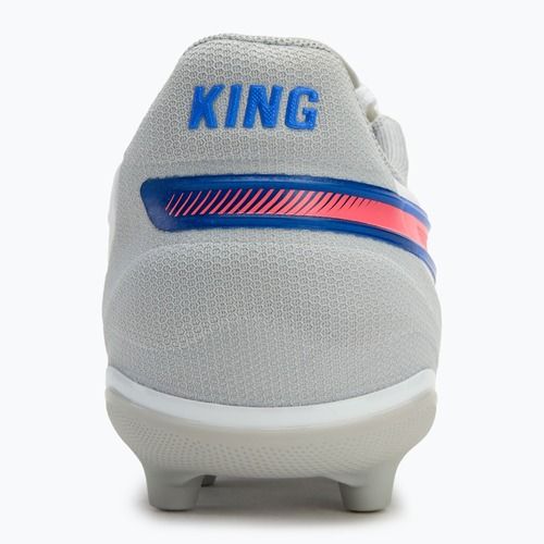 Детски футболни обувки PUMA King Match FG/AG Jr puma white/bluemazing/lat light grey/sunset glow
