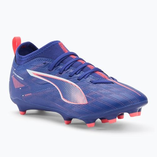 Детски футболни обувки PUMA Ultra 5 Match FG/AG Jr lapis lazuli/puma white/sunset glow