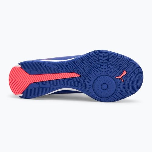 Детски футболни обувки PUMA Ultra 5 Match It + Mid Jr lapis lazuli/puma white/sunset glow