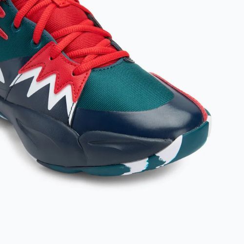 Мъжки баскетболни обувки PUMA Genetics club navy/ cold green/for all time red
