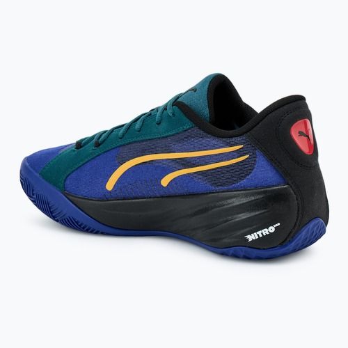 Мъжки баскетболни обувки PUMA All-Pro Nitro Crowd Craze lapis lazuli/cold green/puma black