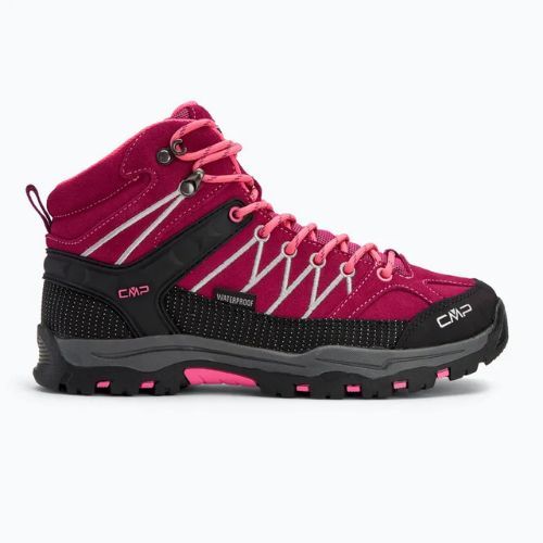 CMP Rigel Mid berry / pink fluo junior trekking boots