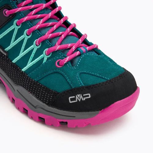CMP Rigel Mid lake / pink fluo junior trekking boots
