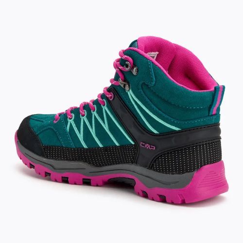 CMP Rigel Mid lake / pink fluo junior trekking boots