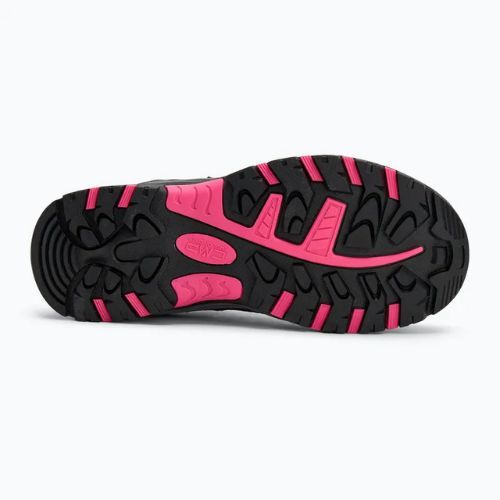 CMP детски ботуши за трекинг Rigel Low Wp минерално зелено / лилаво флуо