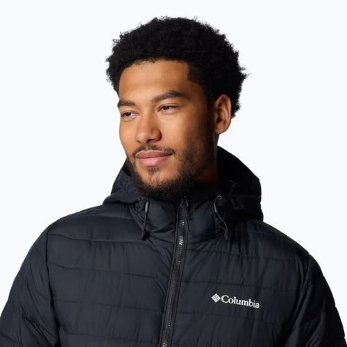 Мъжко пухено яке Columbia Powder Lite II Hooded black
