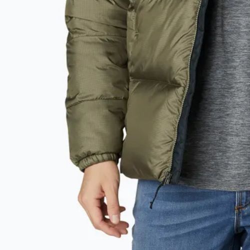Мъжко пухено яке Columbia Puffect II Hooded stone green/ black