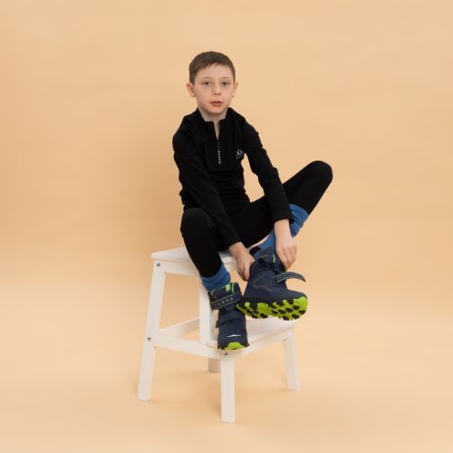 Детски апрески KADVA Snowey Mid WaterProof тъмносиньо/зелено
