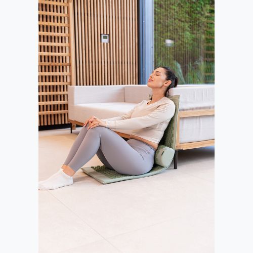 Подложка за акупресура XTREXO голяма с възглавница TXO-B4Z005-GN green