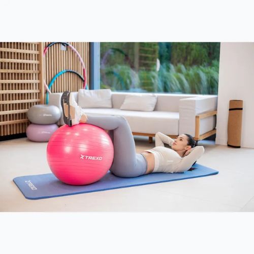 Гимнастическа топка Gymball TREXO TXO-B4Z007-PK 55 cm pink