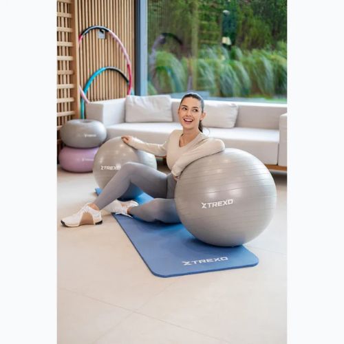 Гимнастическа топка Gymball TREXO TXO-B4Z008-GY 65 cm grey