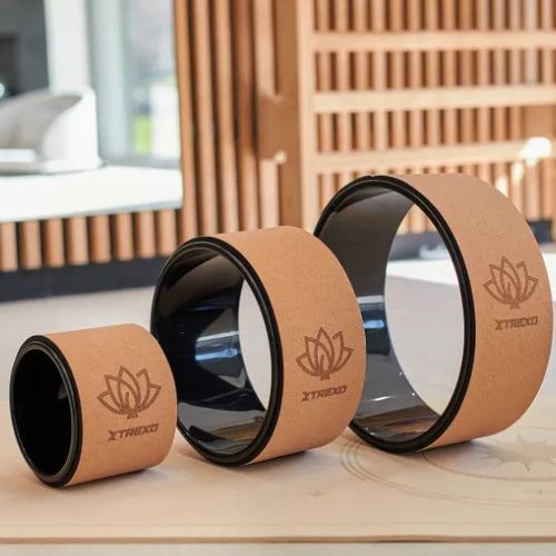 Корков обръч за йога TREXO TXO-B4Z024-NC Natural