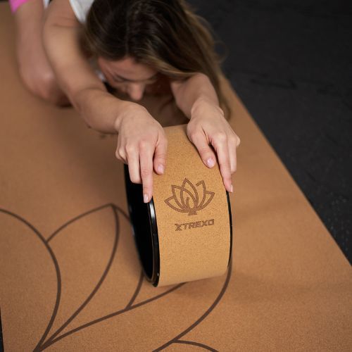 Корков обръч за йога XTREXO TXO-B4Z024-NC Natural