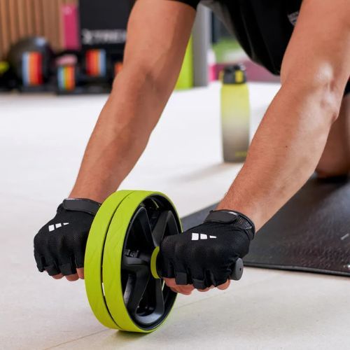 Колело за тренировка на коремни мускули TREXO TXO-B4Z038-GN lime green