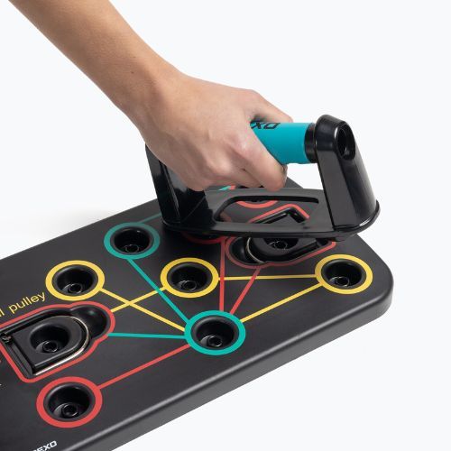 Многофункционална платформа с дръжки и експандер XTREXO сгъваема TXO-B4Z045-BK black