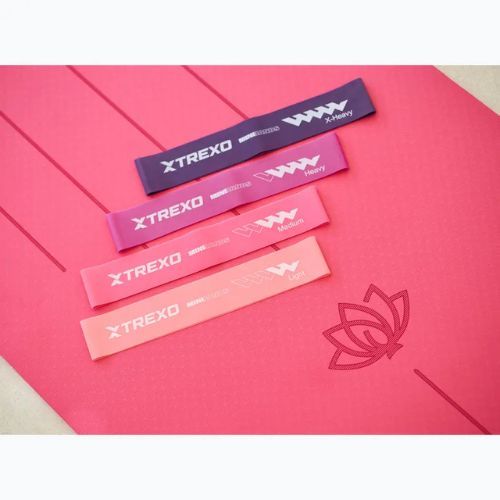 Комплект ластици за упражнения TREXO Mini Power Band TXO-B4Z053-ALL 5 бр. multicolor