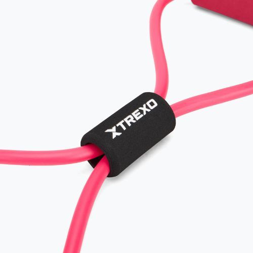 Експандер за упражнения TREXO гумен TXO-B4Z056-PK pink