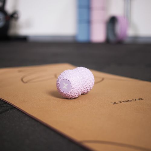 Двойна масажна топка XTREXO TXO-B4Z075-VT purple