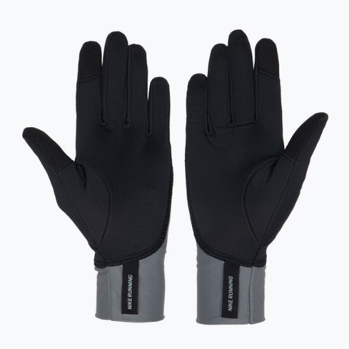 Дамски ръкавици за бягане Nike Pacer Midweight RG black/smoke grey/silver