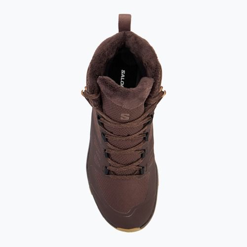 Дамски туристически обувки Salomon Outsnap CSWP black coffee/pepercorn/gum