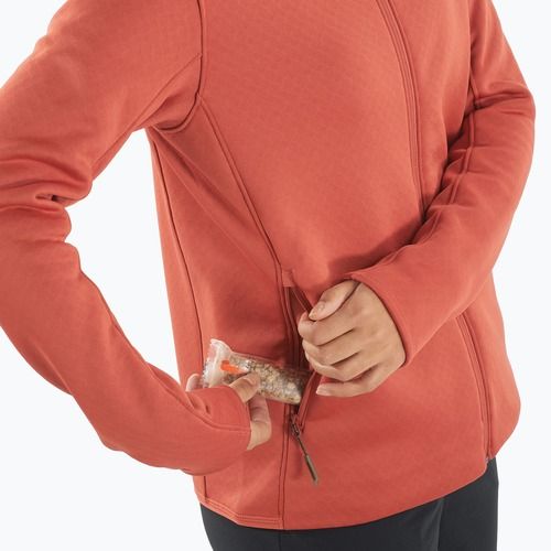 Мъжки Salomon Essential Midwarm Fz tandoori spice trekking sweatshirt
