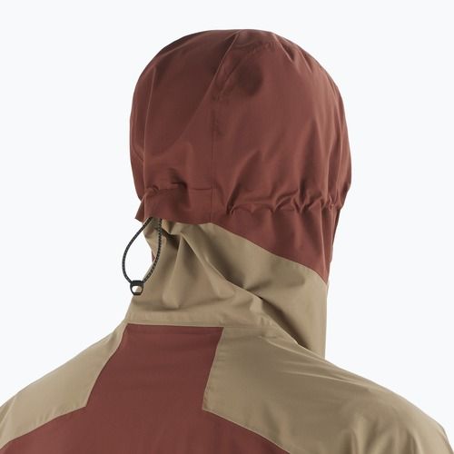 Мъжко дъждобранно яке Salomon Outerpath Pro rum raisin/shitake