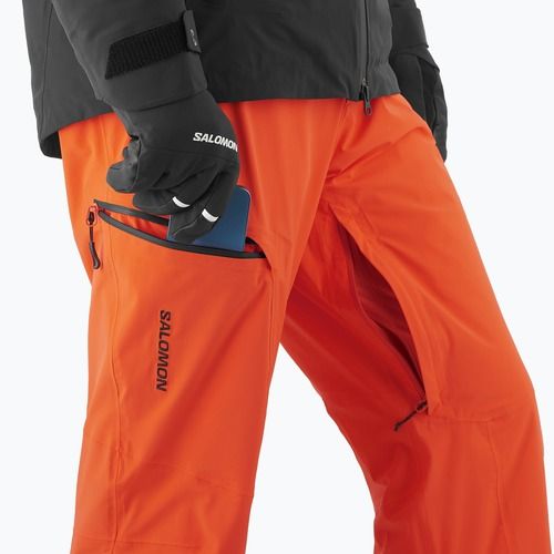 Мъжки скиорски панталони Salomon Brilliant cherry tomato