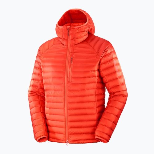 Мъжко пухено яке Salomon Elixir Micro Down Jacket Hd cherry tomato