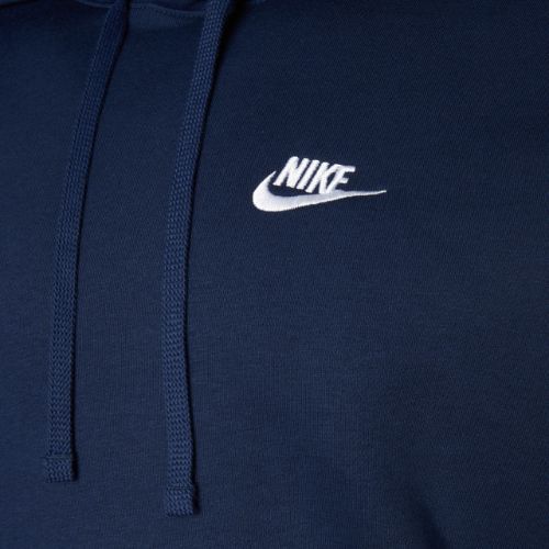Мъжки суитшърт Nike Sportswear Club Fleece Hoodie midnight navy/midnight navy/white