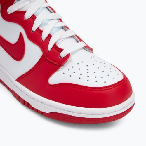 Обувки Nike Dunk High white/university red