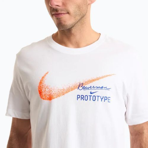 Мъжка тениска за бягане Nike Dri-Fit Founders white
