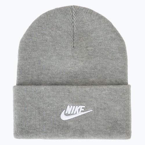 Зимна шапка Nike Peak Futura Beanie dark grey heather/white