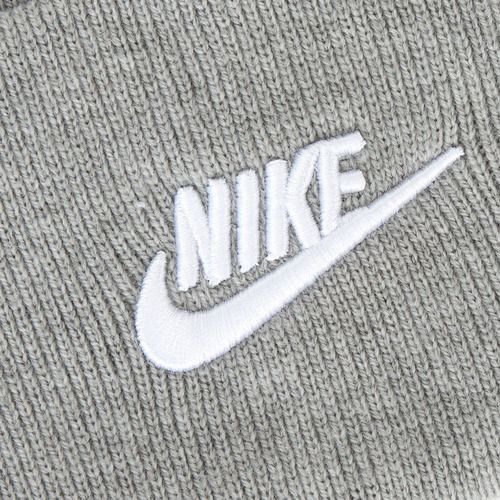 Зимна шапка Nike Peak Futura Beanie dark grey heather/white